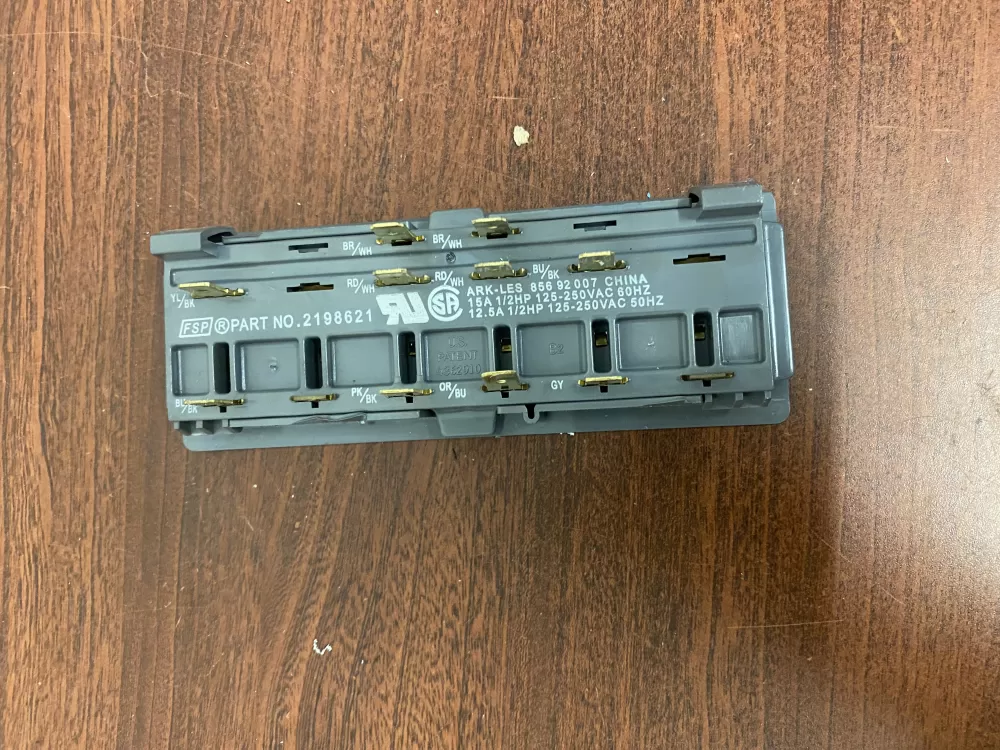 Whirlpool Maytag 2198621 Refrigerator Control Board Dispenser AZ42496 | BK1741