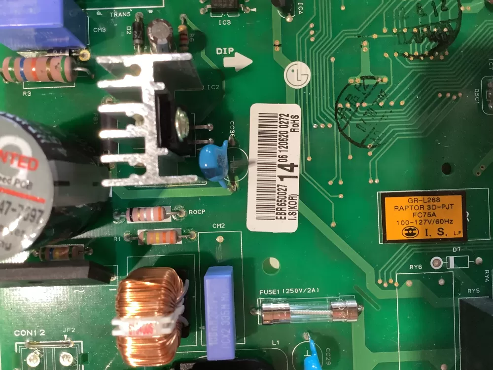 LG Kenmore EBR65002714 Refrigerator Control Board AZ123836 | BG59