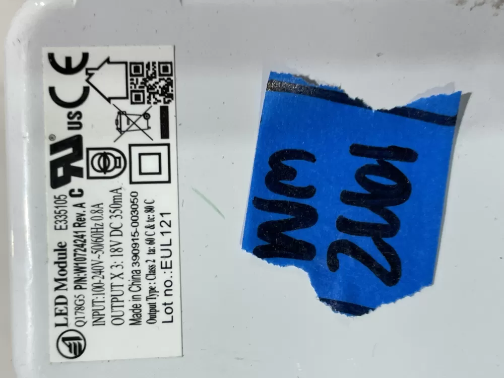 Whirlpool W11038857 Refrigerator Inverter Control Board AZ160672 | Wm2161