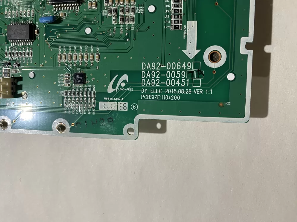 Samsung DA92 00597A Refrigerator Control Board Display AZ202241 | BK2317