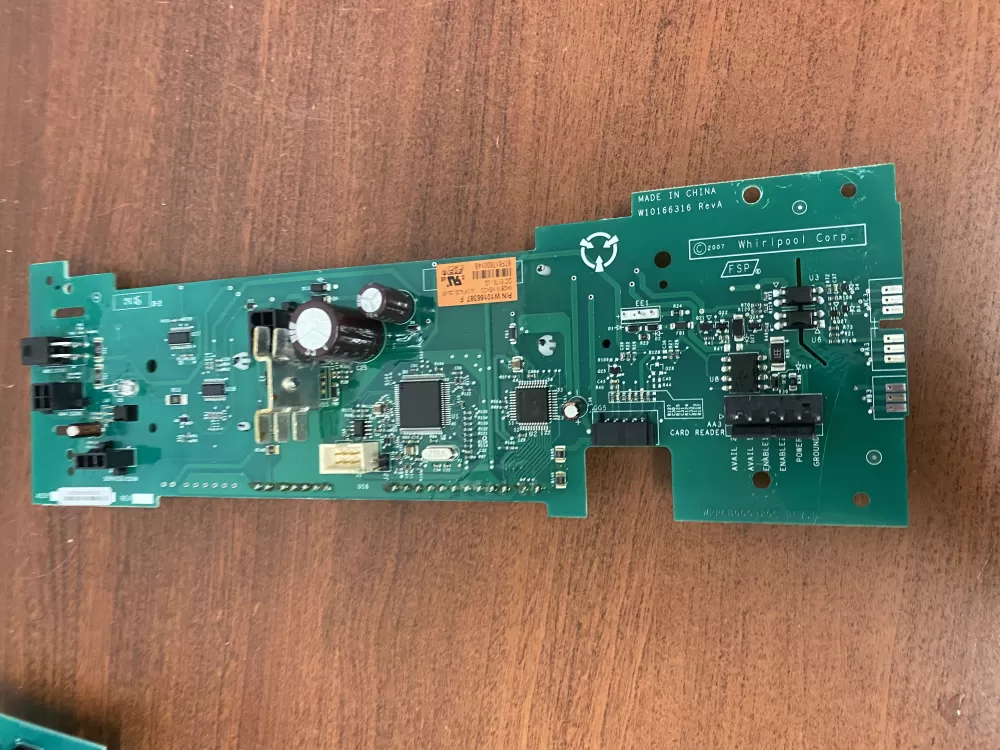 Whirlpool  Maytag W10166387 Dryer Control Board Display Used