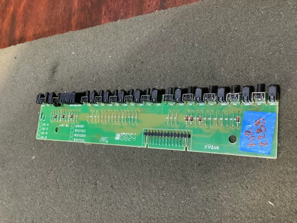 KitchenAid W10111537 Dishwasher Control Board AZ127132 | NR2288