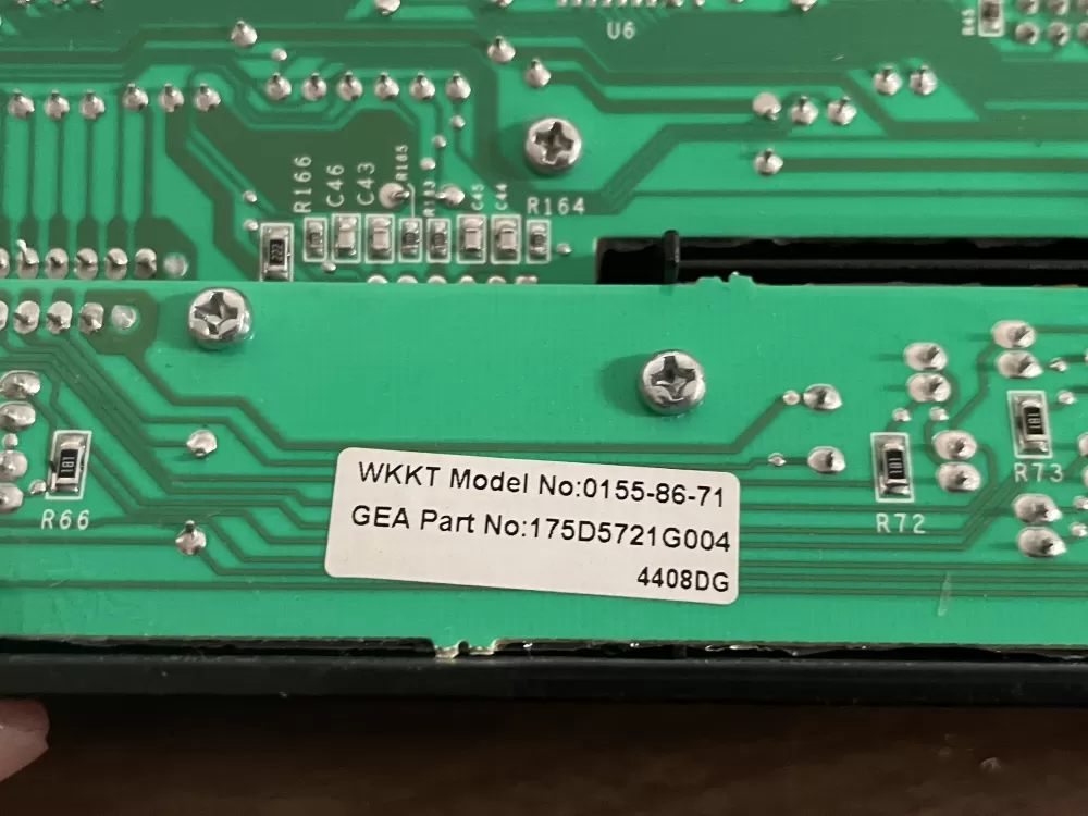 GE 175D5721G004 WH12X10387 Washer Control Board Interface AZ80195 | Wmv409