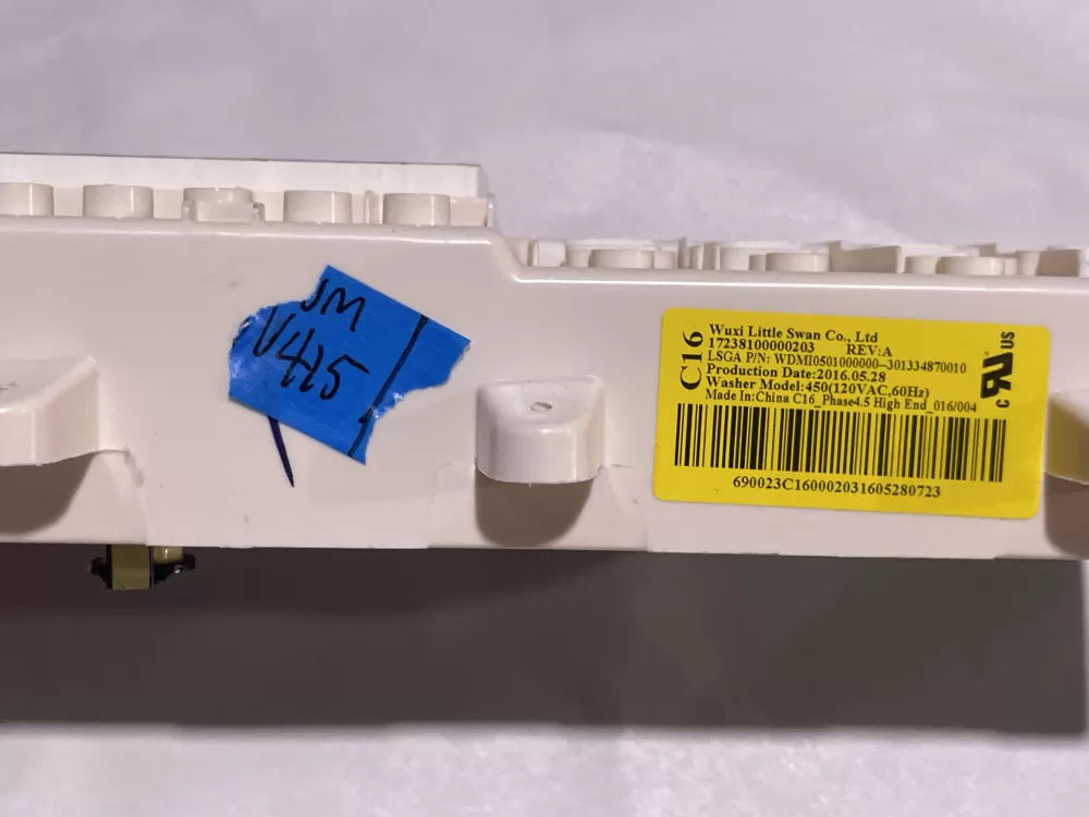 GE 301334870010 17238100000203 Washer Control Board AZ141481 | Wmv415