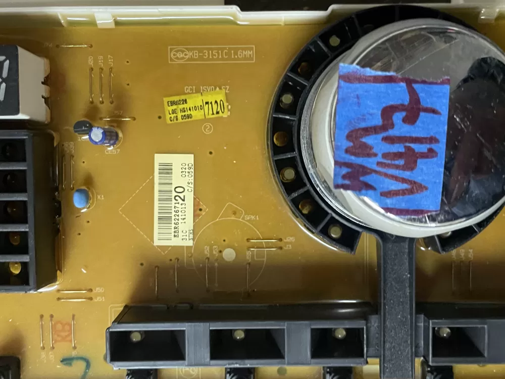 LG EBR62267120 Washer Control Board AZ42051 | Wmv417