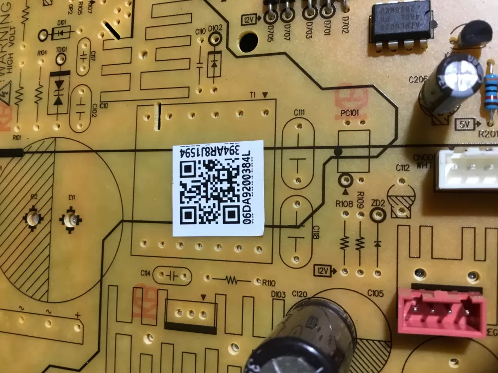 Samsung DA92 00384L DA9200384L Refrigerator Control Board AZ96179 | NR48