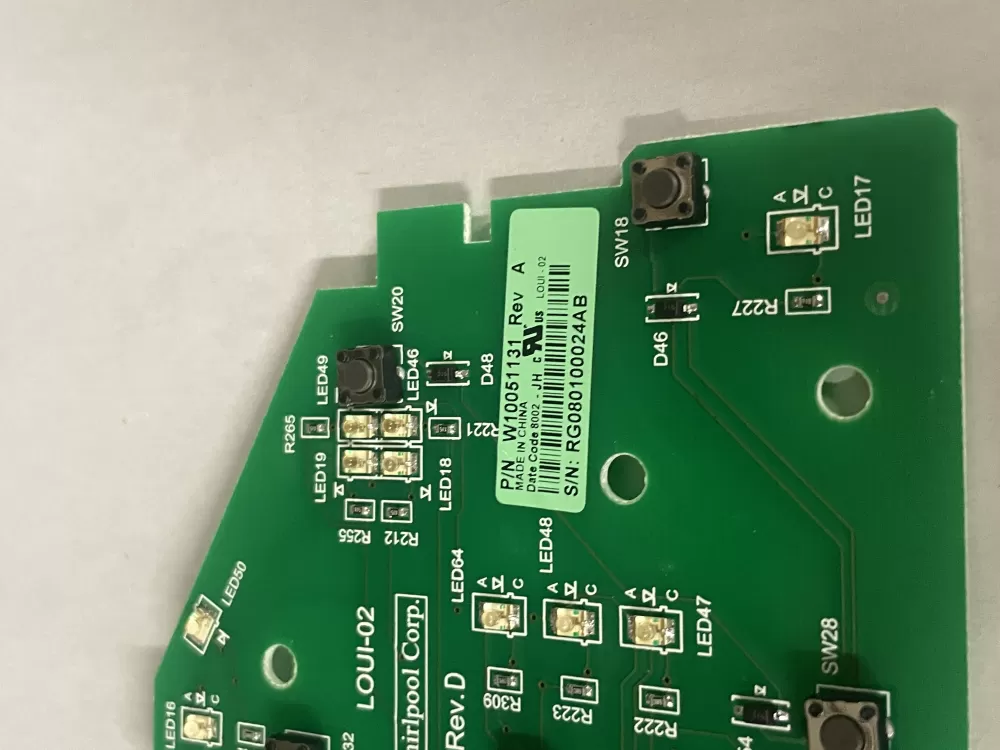 Whirlpool Maytag W10051131 W10051133 Washer Control Board AZ222163 | Wm2038