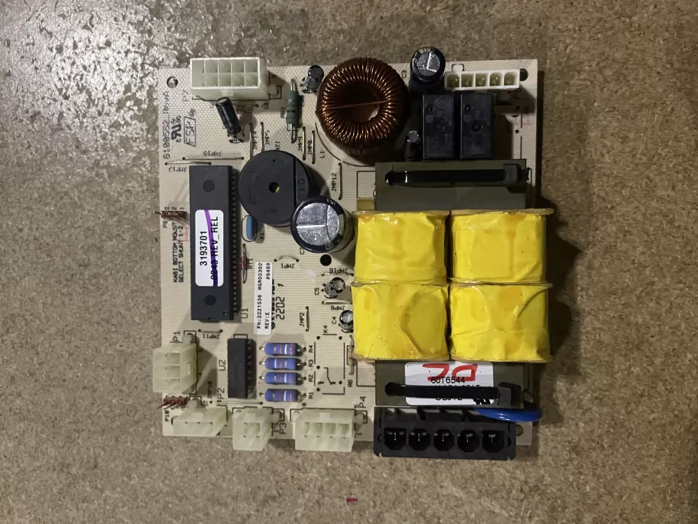 Whirlpool  KitchenAid 4389211 2221536 6100552 3193701 Refrigerator Control Board