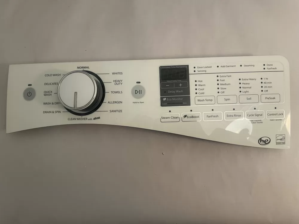 Whirlpool W10433090 W10750481 W10814583 PS11723082 Washer Control Panel