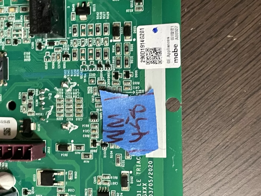 GE 290D1914G201 Washer Control Board AZ37276 | Wm458