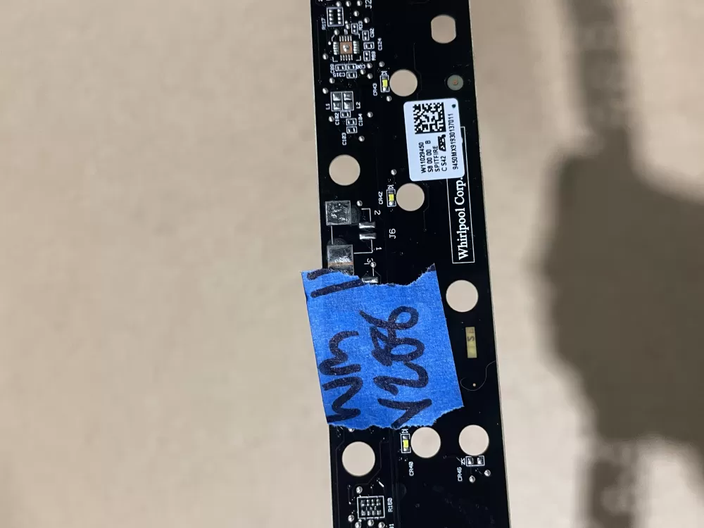 Whirlpool DIshwasher UI Board W11029450 W11029450B AZ85466 | Wmv288