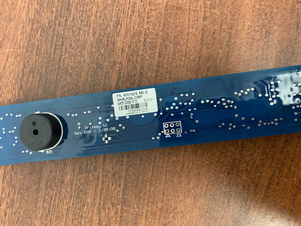 KitchenAid Jenn Air W10116216 Refrigerator Control Board AZ46440 | BK1779