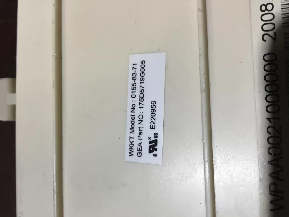 GE 175D5719G005 WPAA0021000000 Washer Control Board AZ71406 | NRV238