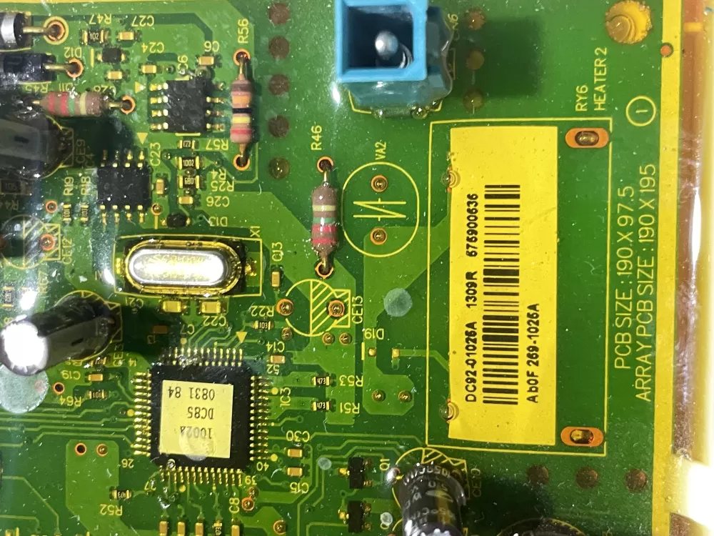 Samsung DC92 01026A DC9201026A Dryer Control Board AZ112553 | Wm213