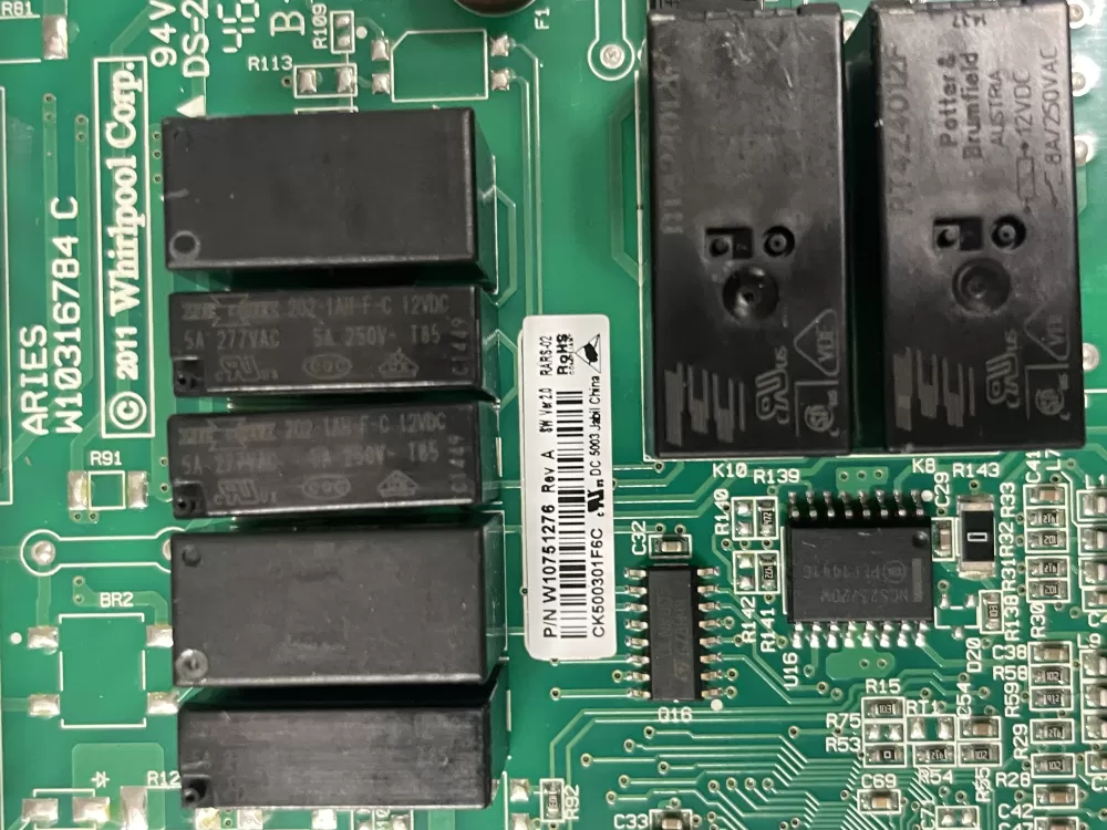 Whirlpool Kenmore W10751276 Refrigerator Control Board AZ218218 | Wm1440