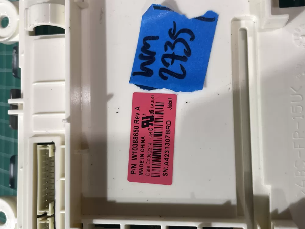 Whirlpool Maytag W10388650 Washer Control Board AZ197514 | Wm2735
