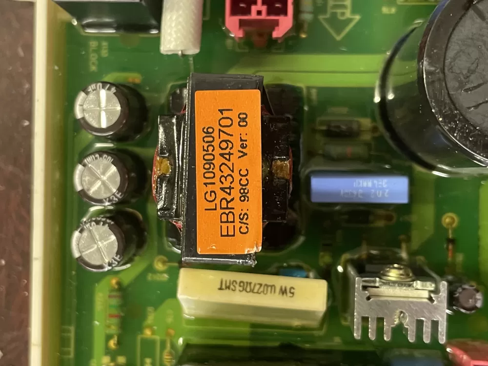 LG EBR43249701 PS3533873 Washer Control Board AZ40719 | Wmv399