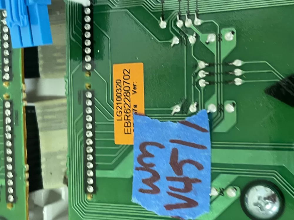 LG EBR62280702 Washer UI Display Control Board AZ49984 | Wmv451