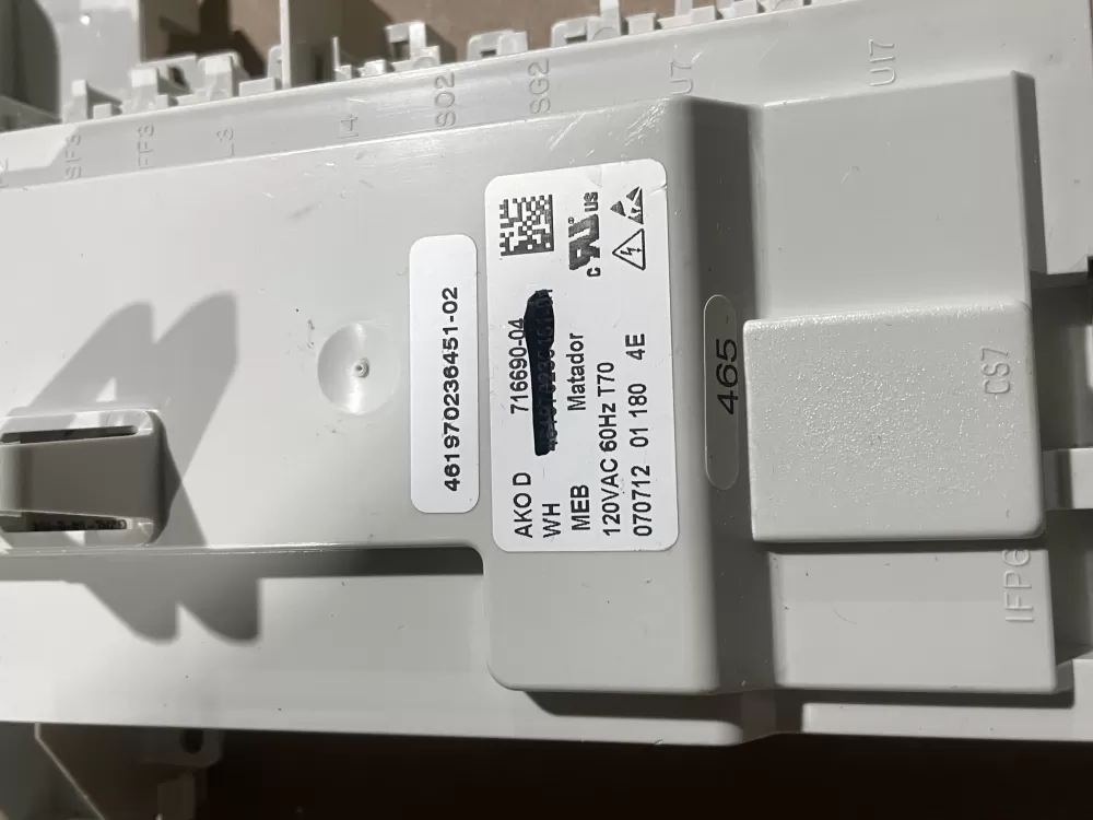 Whirlpool Kenmore 716690 07 Washer Control Board W10156258  AZ69347 | Wm1479