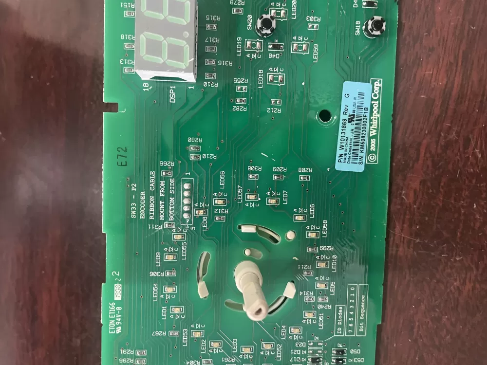 Kenmore W10131869 WPW10131869 PS11748774 Washer Control Board AZ32219 | KM198