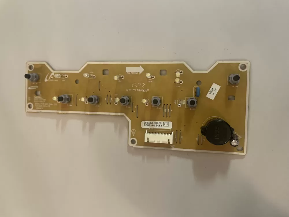 Samsung DD82 01248A Dishwasher Control Board AZ191794 | KM2642