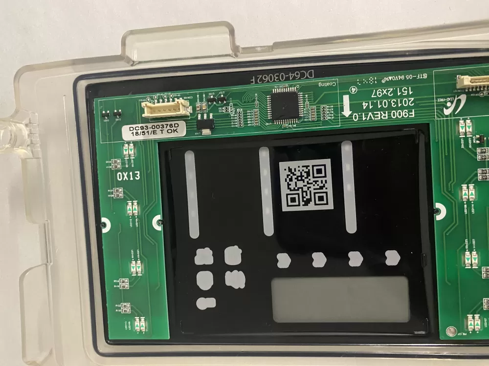 Samsung DC92-01607J DC94-06643A Dryer UI Control Board AZ208978 | BK2540