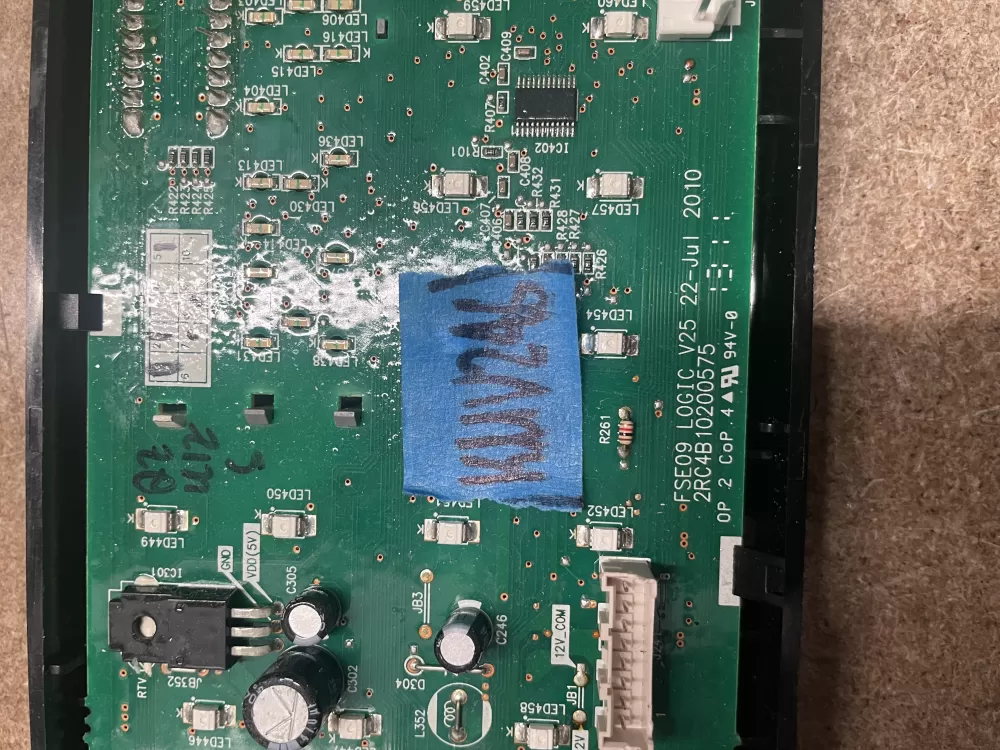 GE WB27T11430 Range Oven Control Board UI Display AZ11125 | KMV246