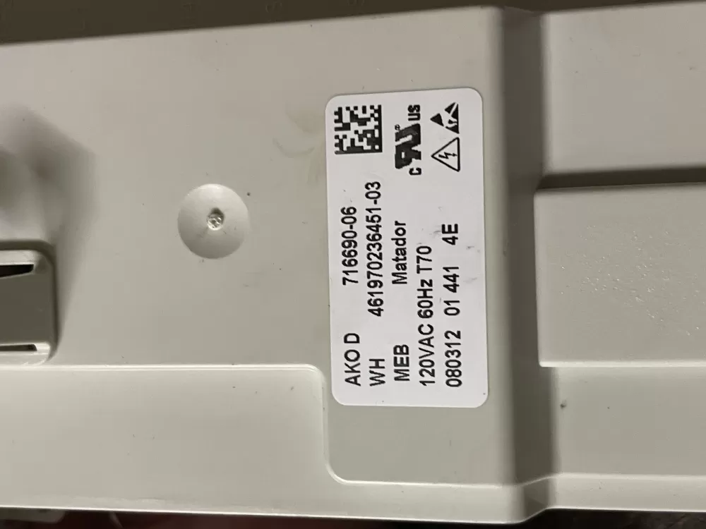 Whirlpool 716690 06 Washer Control Board AZ60180 | Wm1977