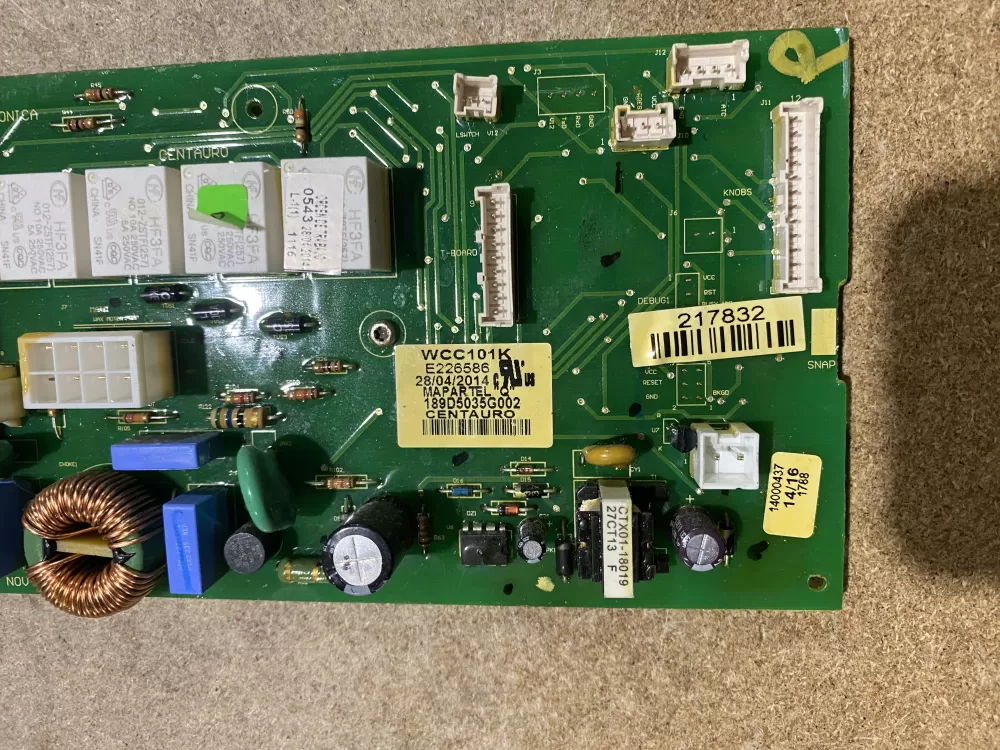 GE 189D5035G002 WH12X20274 Washer Control Board AZ68785 | BK2020