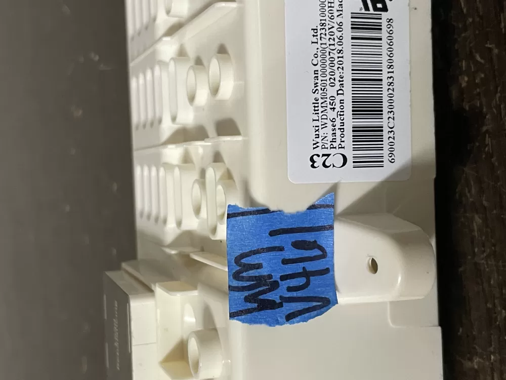 GE WH12X27293 17238100000283 Washer Control Board AZ50758 | Wmv461