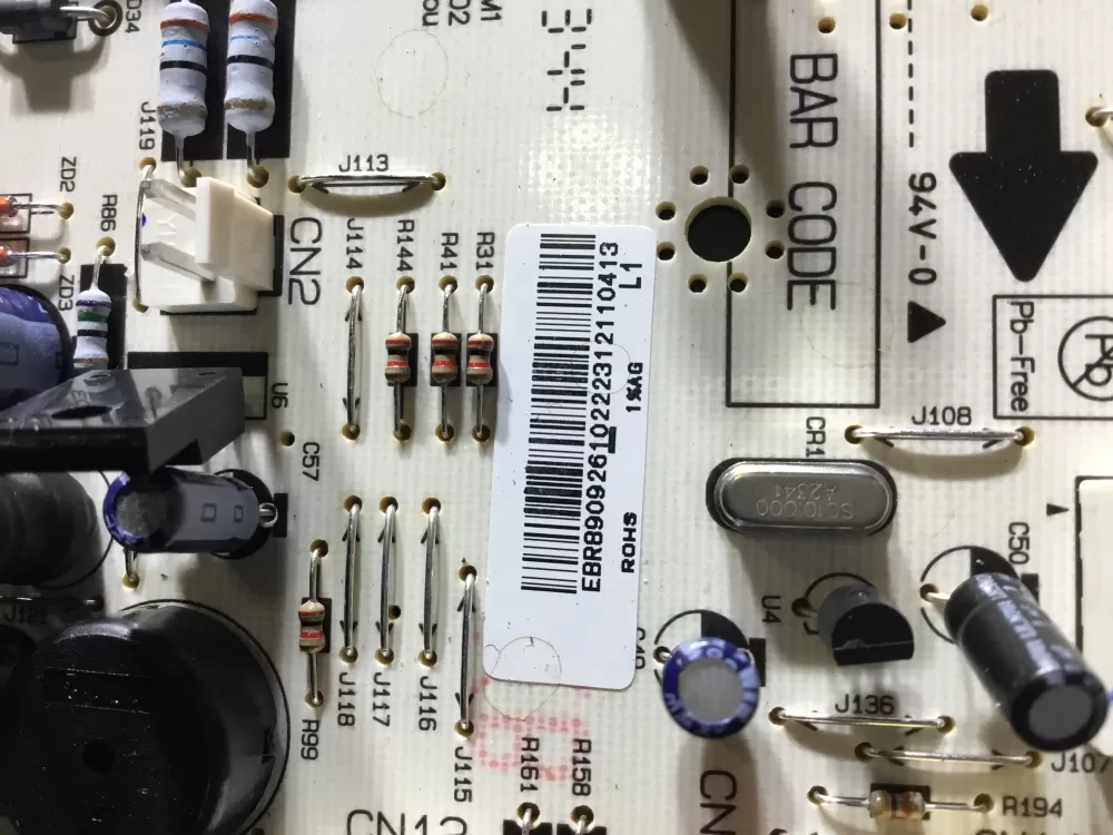 GE EBR89092610 WB27X35685 Microwave Control Board AZ47082 | NR571