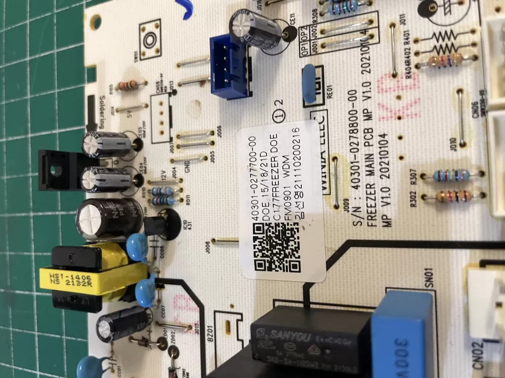 Kenmore 40301-0277700-00 Freezer Control Board AZ206868 | Wm2278