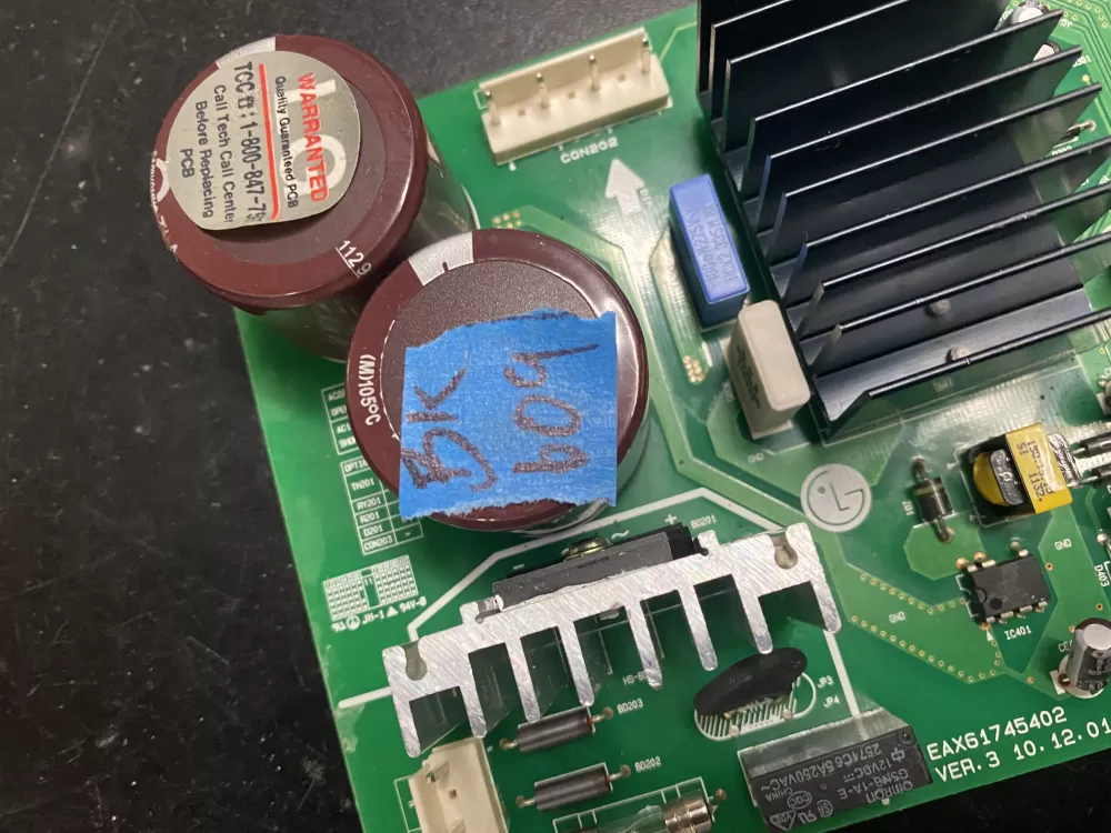 LG Kenmore AP5604149 EBR65640204 Refrigerator Control Board AZ10654 | BK609