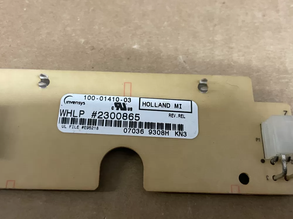 Whirlpool 2300865 Refrigerator Control Board AZ101473 | Wm905