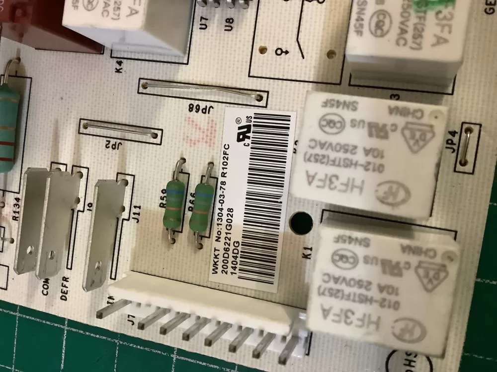 GE 200D6221G028 EBX1110P002 Refrigerator Control Board AZ208802 | NR945