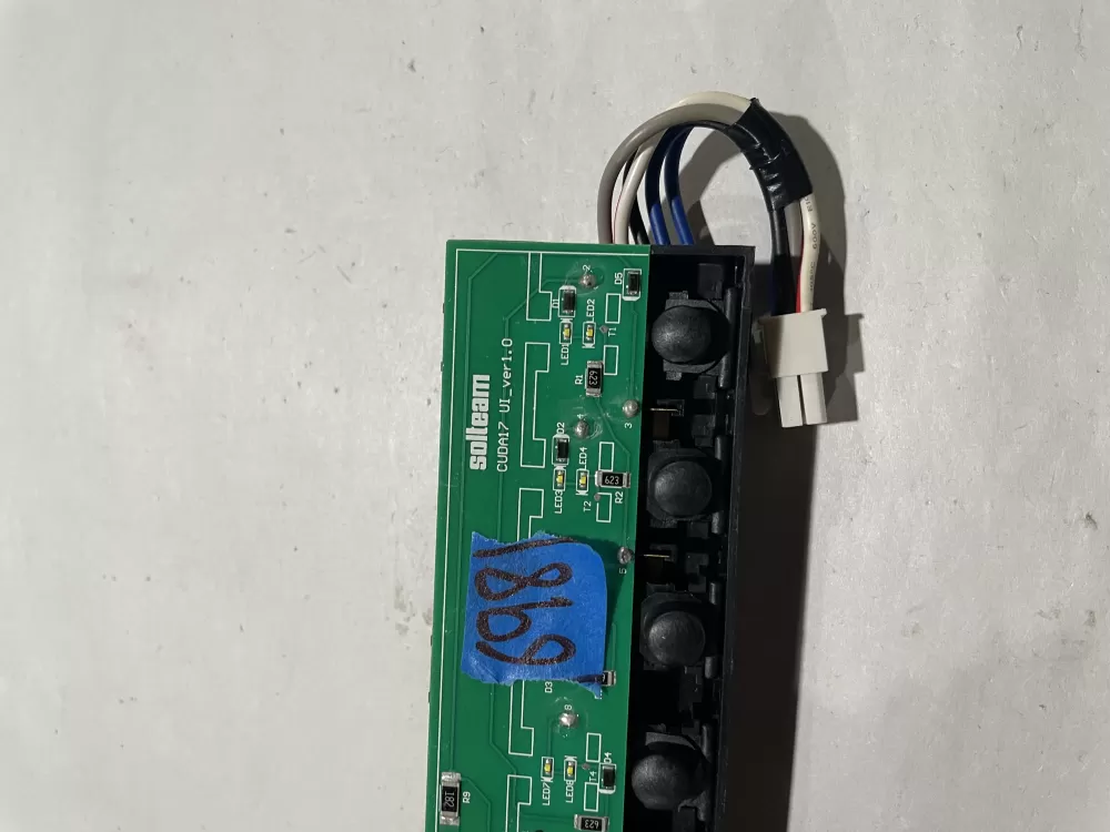 Whirlpool CUDA17 UI_VER1.0 Refrigerator Control Board AZ188218 | KM698