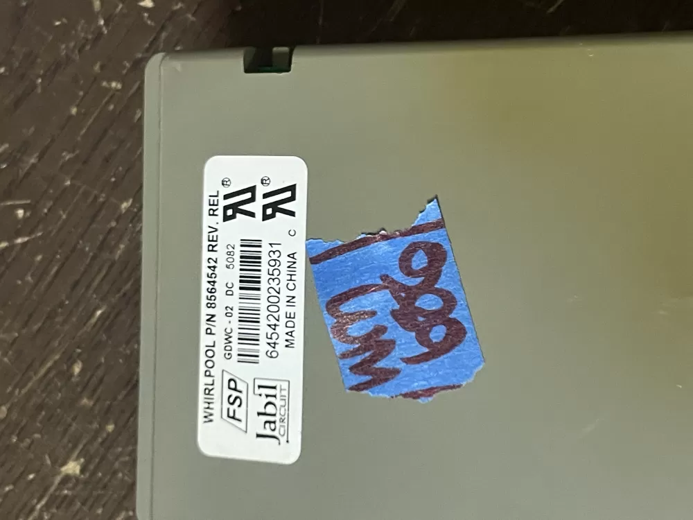 Whirlpool KitchenAid Kenmore WP8564543 Dishwasher Control Board AZ47650 | Wm686