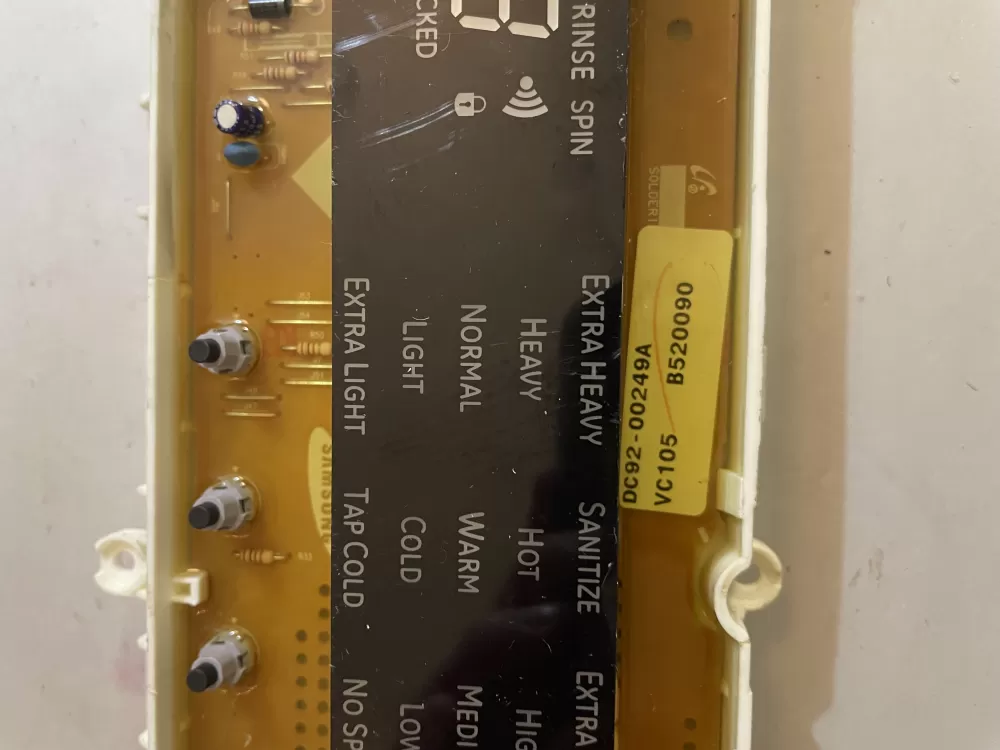 Samsung DC92-00249A Washer Control Board - Dc92-00249 A AZ158884 | KMV60