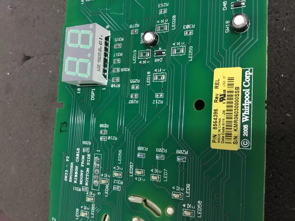 Kenmore 8564396 8564400 WP8564396 Dryer Control Board AZ90632 | NRV431