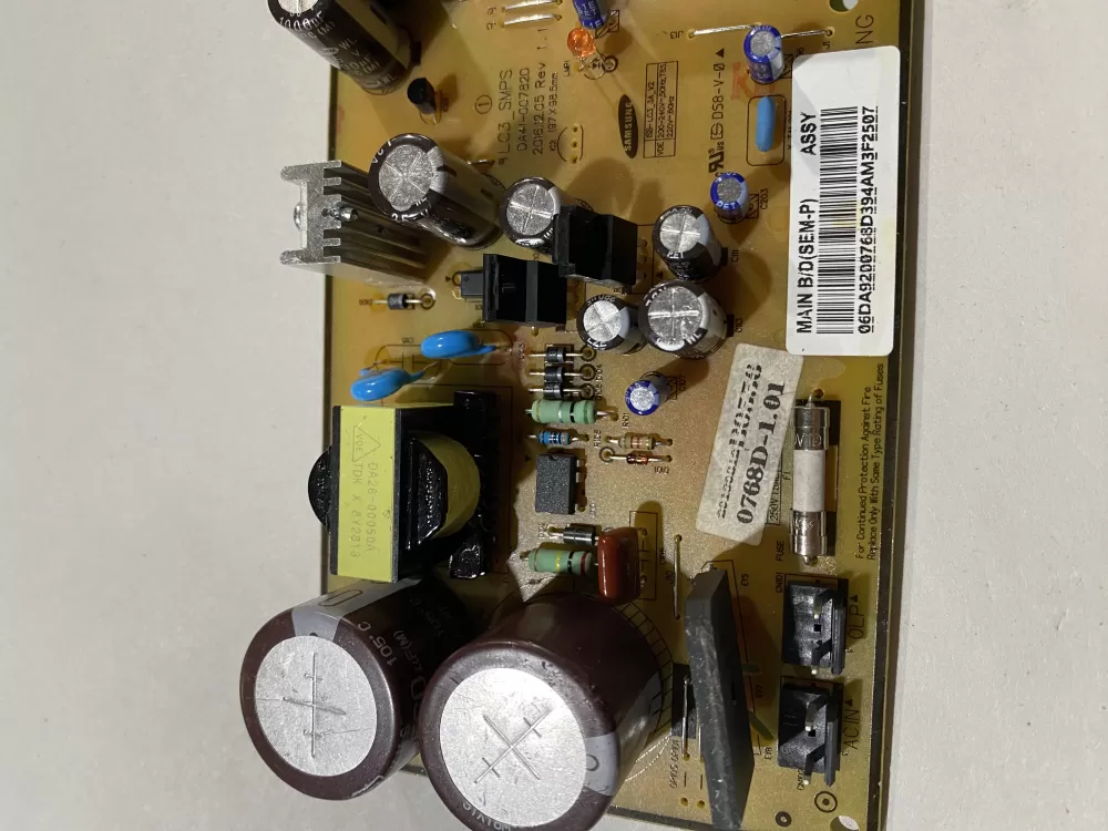 Samsung DA92 00768D Refrigerator Control Board Inverter AZ148369 | BK2231