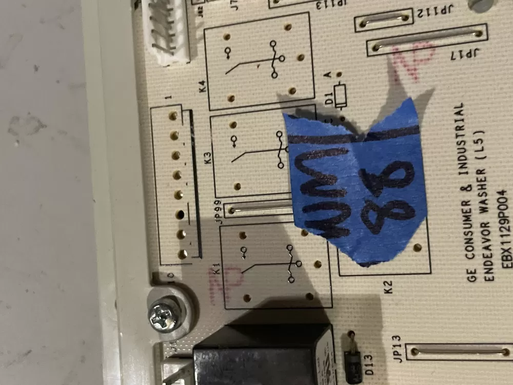 GE 175D5261G040 EBX1129P004 WH12X10614 Washer Control Board AZ31925 | Wm88