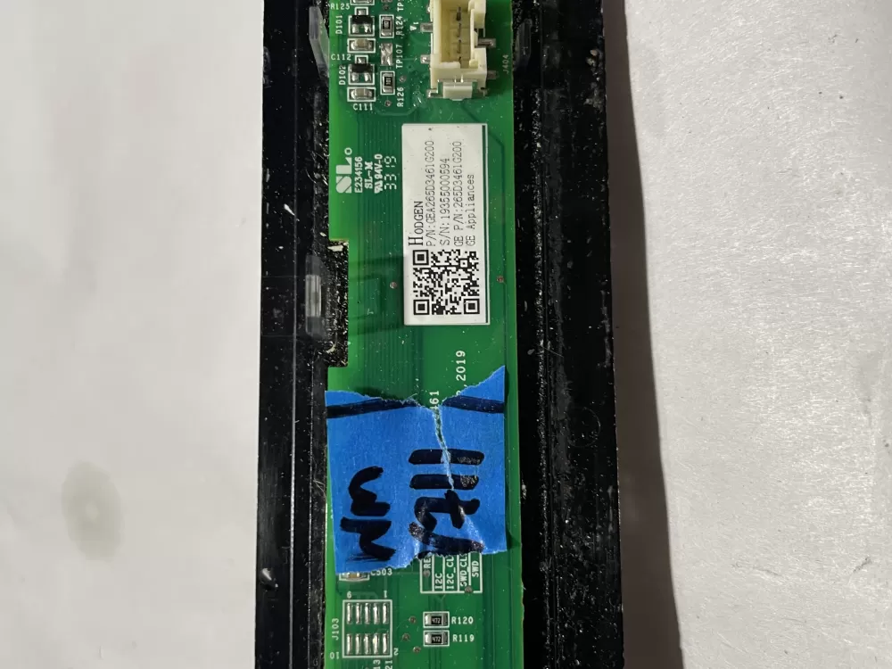 GE 265D3461G200 Dishwasher Control Panel AZ123297 | Wmv711