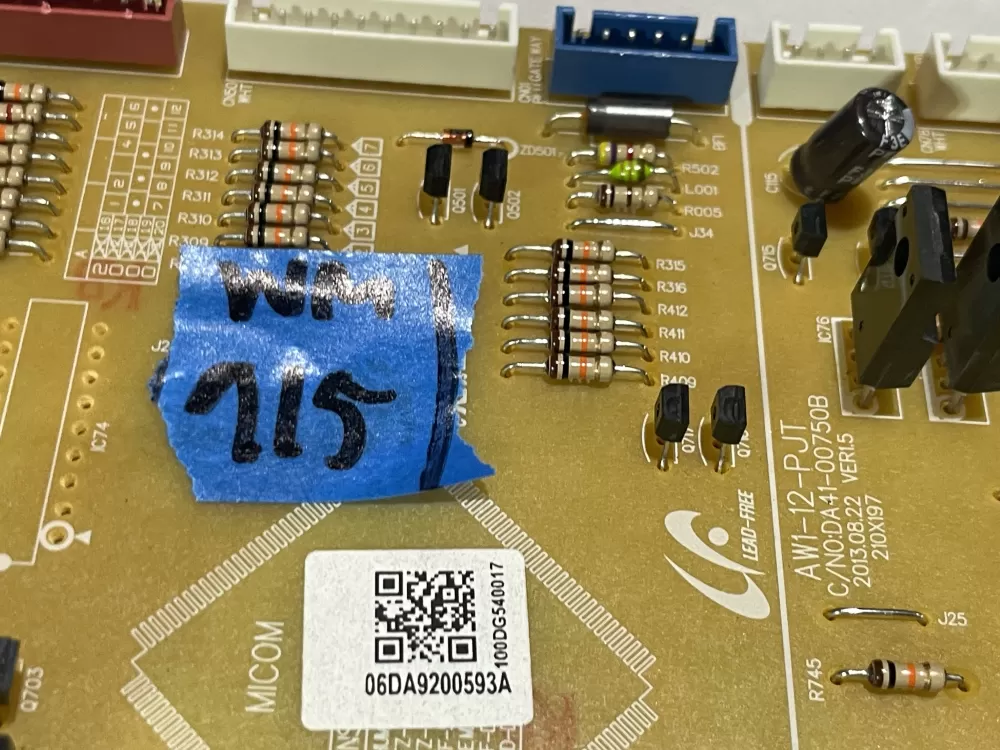 Samsung DA92 00593A DA94 02679A Refrigerator Control Board AZ152388 | Wm915