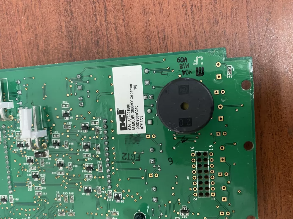 GE 200D9863G010 Refrigerator Control Board Dispenser AZ35665 | BK433