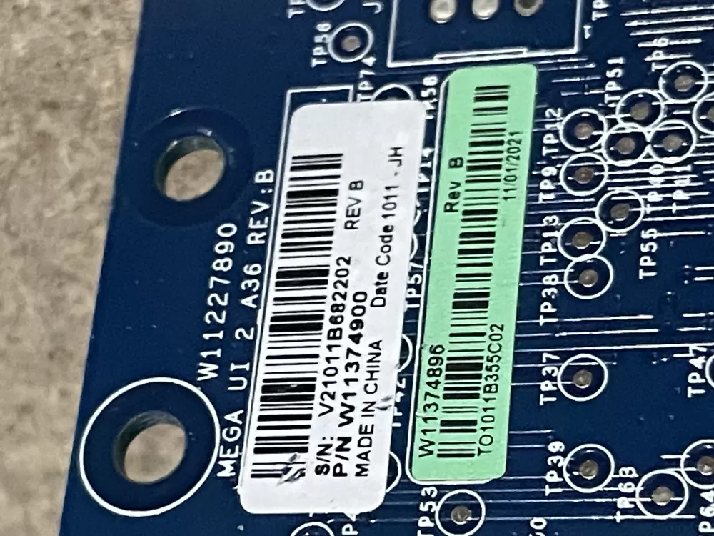 Whirlpool W11374896 W11374898 Washer Control Board AZ26910 | WM38