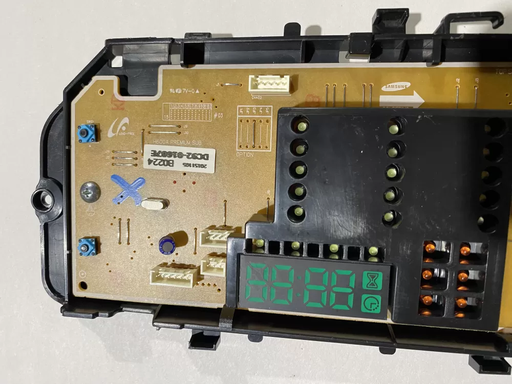 Samsung DC92 01607E Dryer Control Board AZ127303 | BKV11