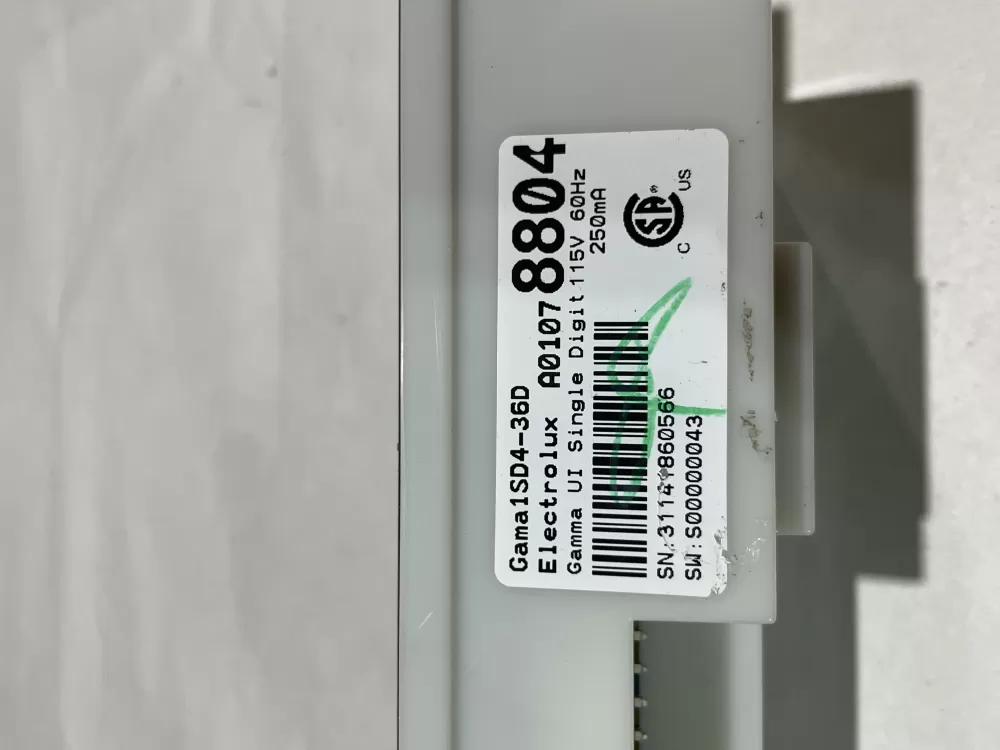 Frigidaire A01078804 242207704 Refrigerator UI Control Board AZ158678 | Wm817