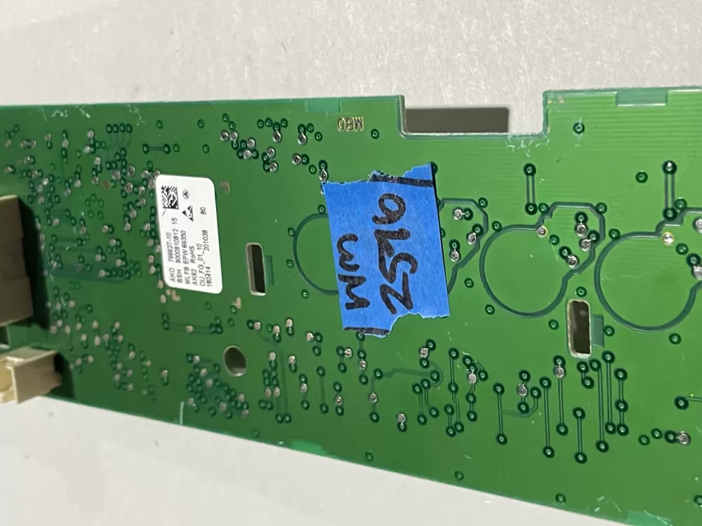 Bosch 9000910812 766627-04 EPW66350 Washer UI Control Board AZ169692 | Wm2596