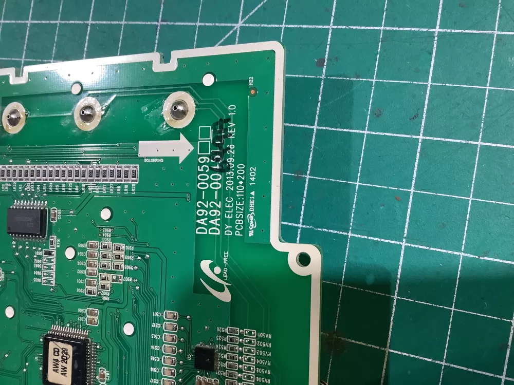 Samsung DA92 00649A Refrigerator Control Board Dispenser AZ170011 | BG2604