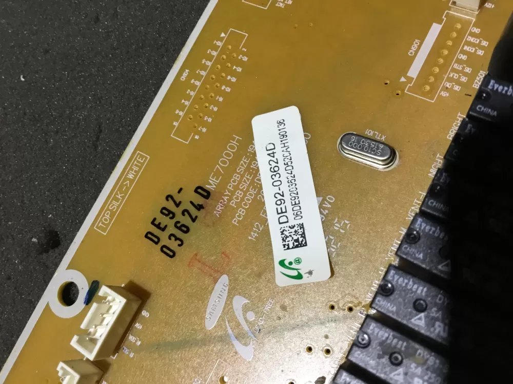 Samsung DE92-03624D Microwave Control Board AZ99497 | NR78